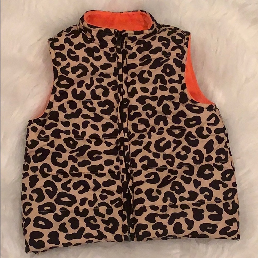 Gymboree Girls Leopard Print Vest - Size 4